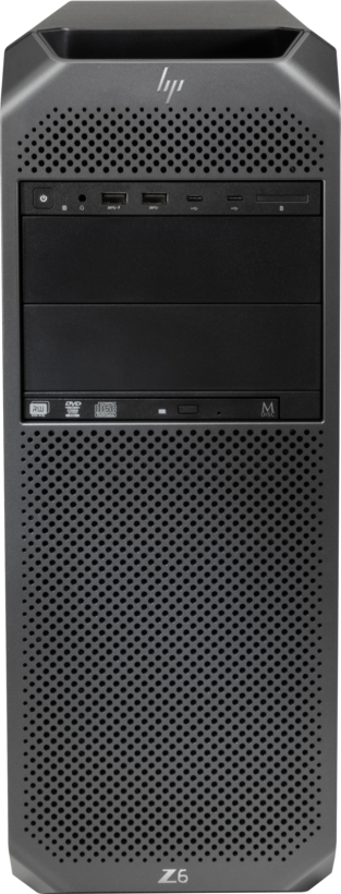 HP Workstation Z6 G4 - Tower - 4U - 1 x Xeon Silver 4208 / 2.1 GHz - vPro - RAM 32 GB - SSD 1 TB - HP Z Turbo Drive, TCG Opal Encryption 2, NVMe, TLC - no image controller - GigE - Win 10 Pro for Workstations Level 7 64-bit (includes Li