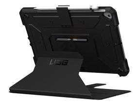 UAG Case for iPad 10.2-in (9/8/7 Gen, 2021/2020/2019) - Metropolis Black - Tampa posterior para tablet - poliuretano, poliuretano termoplástico (TPU) - preto - 10.2" - para Apple 10.2-inch iPad (7ª geração, 8ª geração)