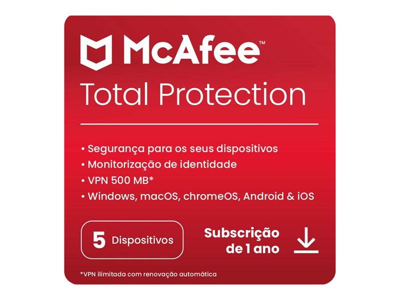Built-in online protection so you can enjoy life online. McAfee® Total Protection provides a simple, integrated solution to safeguard your family's privacy and identity anytime, anywhere. Award-winning antivirus - f