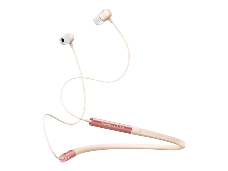 Energy Neckband 3 - Auriculares intrauditivos con micrófono - In-Ear - Banda para el cuello - Bluetooth - Inalámbrico - Oro rosa