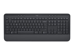 Logitech Signature MK650 para empresas - Combinación de teclado y ratón - Inalámbrico - 2,4 GHz, Bluetooth LE - QWERTY - Italiano - Grafito