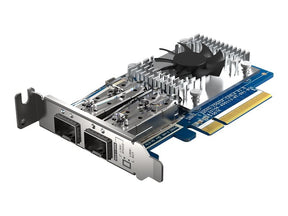 QNAP QXG-25G2SF-CX6 - Adaptador de red - PCIe 4.0 x8 de bajo perfil - 25 Gigabit SFP28 x 2 - para QNAP TS-H2490FU (QXG-25G2SF-CX6)