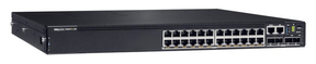 Dell PowerSwitch N2224PX-ON - Switch - L3 - Managed - 12 x 10/100/1000/2.5G (PoE+) + 12 x 1/2.5G (PoE++) + 4 x 25 Gigabit SFP28 - front to back airflow - mountable on rail - PoE++ - CAMPUS Smart Value