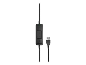 EPOS I SENNHEISER IMPACT SC 60 USB ML - Auscultadores - no ouvido - com cabo - USB - preto com apontamentos cor de laranja