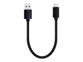 QNAP - Cable USB - USB tipo A (M) a USB-C (M) - USB 3.0 - 20 cm (CAB-U35G02MAC)