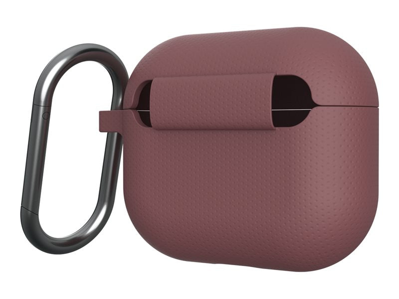 [U] Protective Case for Airpods (3rd Gen, 2021) - Dot Aubergine - Bolsa for wireless earbuds - silicone - beringela - para Apple AirPods (3ª geração)