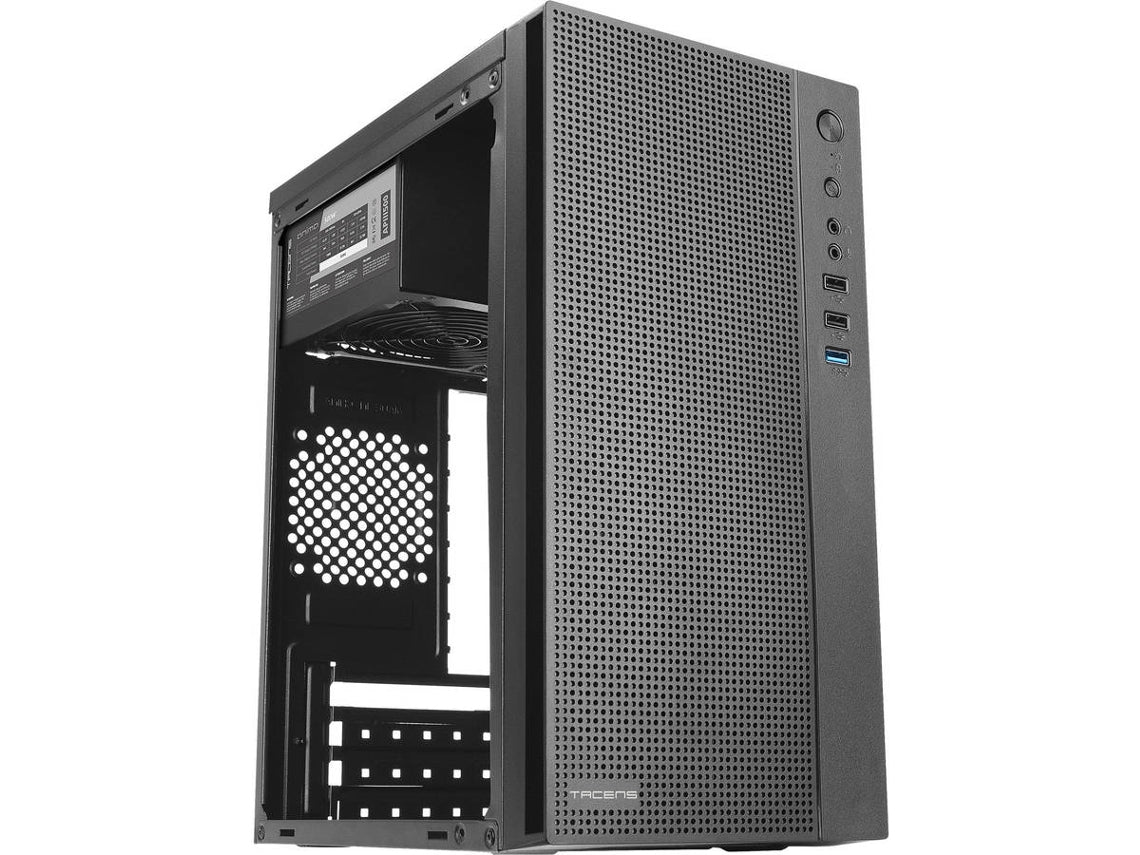 Caixa TACENS ANIMA AC5500 MICRO-ATX CASE + 500W PSU, FRONT MESH, USB 3.0, BLACK (AC5500)