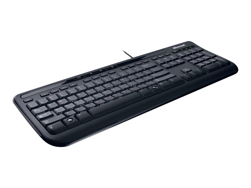 Microsoft Wired Desktop 600 for Business - Conjunto de teclado e rato - USB - preto