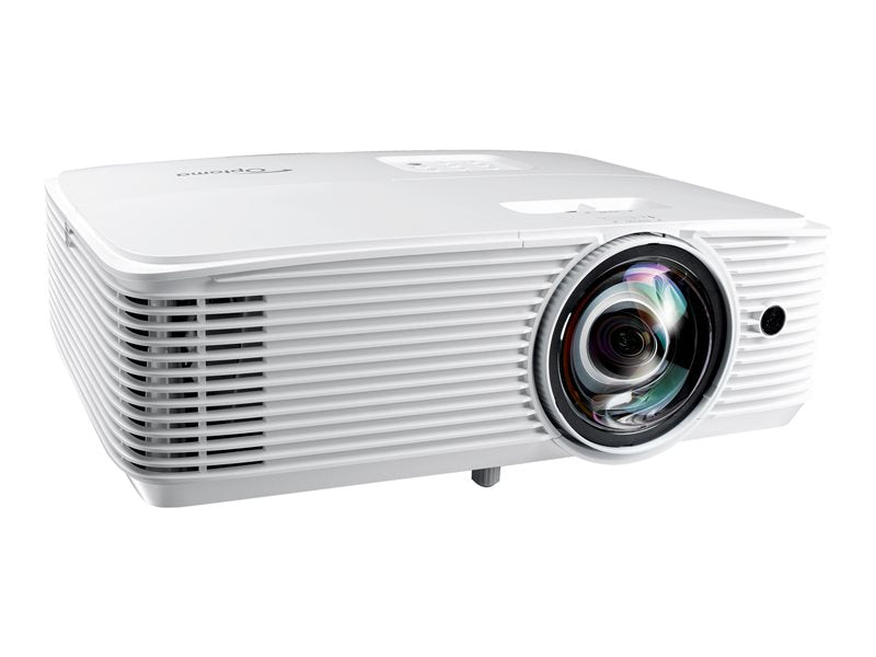 Optoma W318STe - DLP projector - portable - 3D - 3800 ANSI lumens - WXGA (1280 x 800) - 16:10 - fixed lens short throw