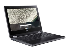 Acer Chromebook Spin 511 R753TN - Inverted Design - Intel Celeron N5100 / 1.1 GHz - Chrome OS - UHD Graphics - 4 GB RAM - 32 GB eMMC - 11.6" 1366 x 768 (HD) touch screen - Wi-Fi 6 - Black Slate - kbd: Portuguese (NX.AZGEB.007)