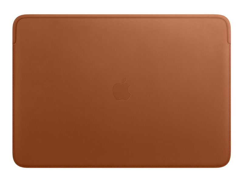 Funda de cuero para MacBook Pro de 16 pulgadas - Marrón sillín