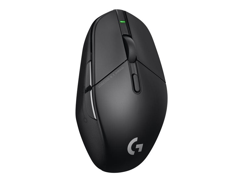 Logitech G G303 Shroud Edition - Mouse - optical - wireless, wired - USB, LIGHTSPEED - Logitech LIGHTSPEED receiver (910-006105)