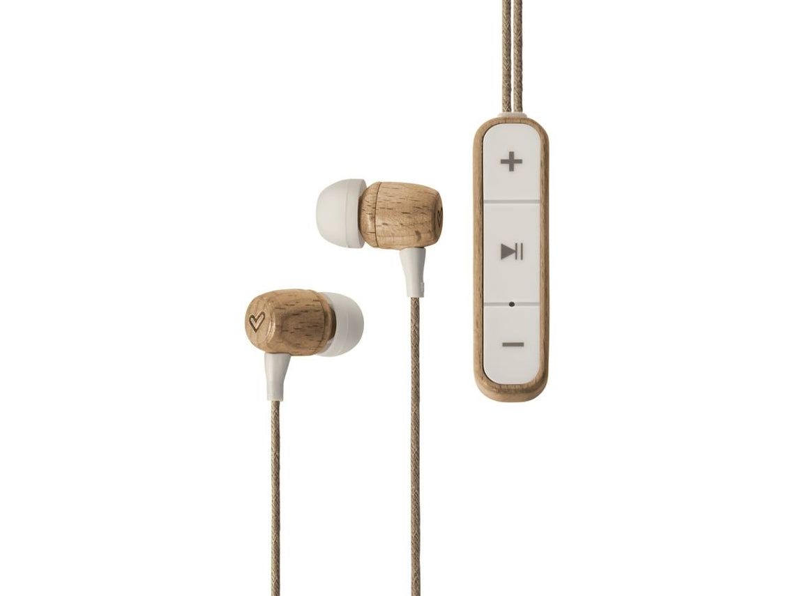 Energy Eco - In-ear headphones with microphone - in-ear - bluetooth - wireless - beech wood