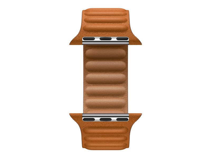 41mm Golden Brown Leather Link - M/L