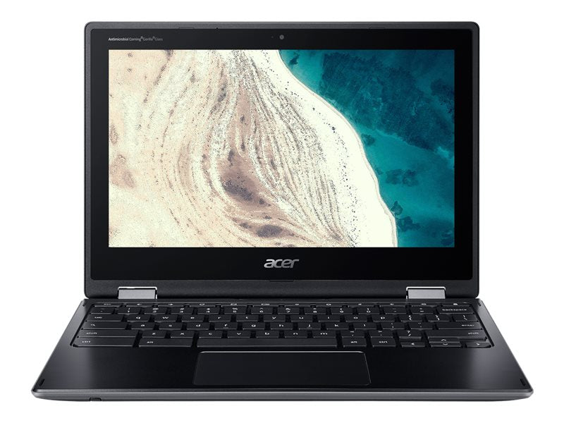 Acer Chromebook Spin 511 R752T-C92Y - Inverted Design - Intel Celeron N4020 / 1.1 GHz - Chrome OS - UHD Graphics 600 - 4 GB RAM - 32 GB eMMC - 11.6" AHVA 1366 x 768 (HD) touchscreen - Wi-Fi 5 - black shale - kbd: Spanish (NX.HPWEB.008?ACER)