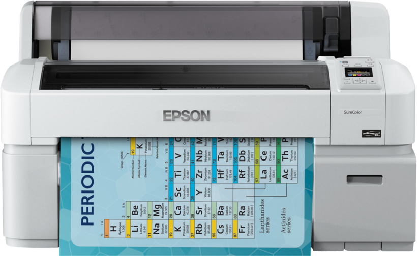 Epson SureColor SC-T3200 w/o stand - 24" large format printer - color - inkjet - A1 roll (61.0 cm) - 2,880 x 1,440 dpi - up to 2.14 ppm (mono)/ up to 2.14 ppm (color ) - USB, Gigabit LAN - cutter