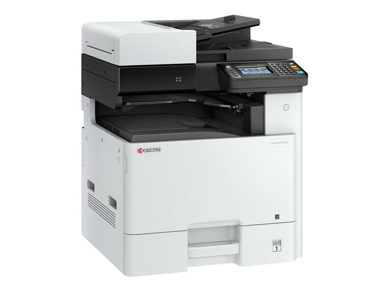 Kyocera ECOSYS M8124cidn - Multifunction - color - laser - A3/Ledger (297 x 432 mm) (original) - A3/Ledger (media) - up to 24 ppm (copy) - up to 24 ppm (print) - 100 sheets - USB 2.0, Gigabit LAN, USB host