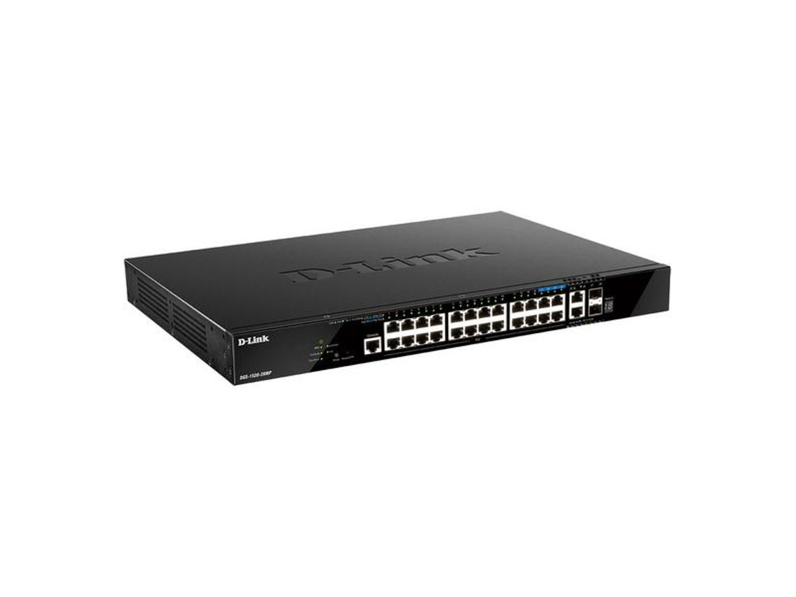 SWITCH D-LINK 20 PUERTOS GE POE + 4 PUERTOS 2.5 GE POE + 2 PUERTOS 10GE + 2 SFP+ SMART