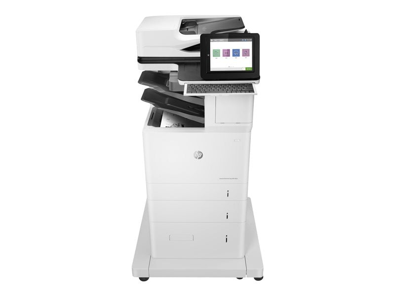 HP LaserJet Enterprise Flow MFP M636z - Multifunction Printer - B/W - laser - 216 x 864 mm (original) - A4/Legal (media) - up to 71 ppm (copy) - up to 71 ppm (print) - 650 sheets - 33.6 Kbps - USB 2.0, Gigabit LAN, Wi-Fi(n), USB 2.0 host, Bluetoo