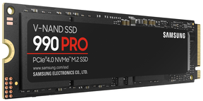 M.2 PCIe 4.0 NVMe SSD SAMSUNG 2TB 990 PRO Heatsink-7450R/6900W (MZ-V9P2T0BW)