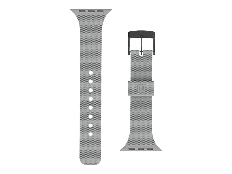 [U] Apple Watch Band 45mm/44mm/42mm, Series 7/6/5/4/3/2/1/SE - Silicone Dusty Rose - Smart Watch Watch Strap - Gray - for Apple Watch (42mm, 44mm) mm)