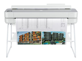 HP DesignJet Studio - Steel Edition - 36" Large Format Printer - Color - Inkjet - A0, ANSI D, Roll (91.4 cm x 45.7 m) - 2400 x 1200 dpi - up to 0.42 min/page ( mono)/ up to 0.42 min/ page (color) - USB 2.0, LAN, Wi-Fi - cutter