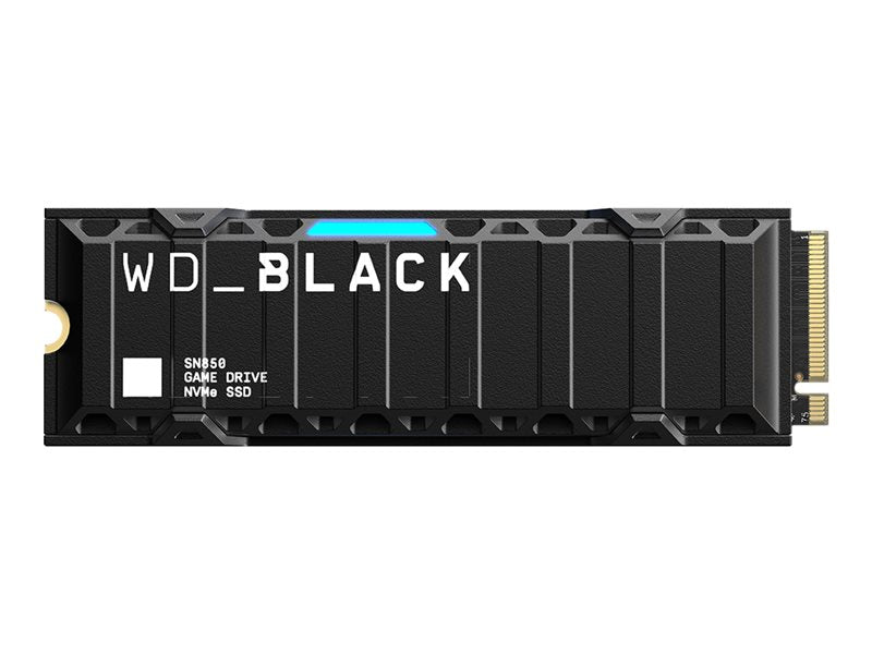 WD Black SN850 NVMe SSD WDBBKW0020BBK - SSD - 2 TB - interno - M.2 2280 - PCIe 4.0 x4 (NVMe) - disipador integrado - para Sony PlayStation 5