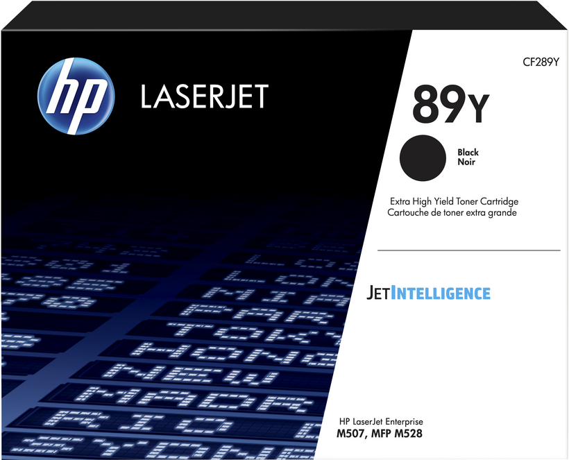 HP 89Y - Alta capacidad - Negro - Original - LaserJet - Cartucho de tóner (CF289Y) - para LaserJet Enterprise M507, MFP M528, LaserJet Enterprise Flow MFP M528