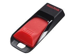 SanDisk Cruzer Edge - USB Flash Drive - 64 GB - USB 2.0 - Black, Red