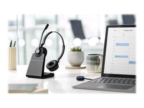 Jabra Engage 55 Stereo - Headphones - On Ear - DECT - Wireless - Certified for Microsoft Teams (9559-450-111)