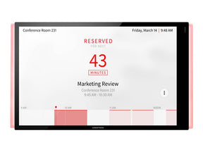 Crestron Room Scheduling Touch Screen TSS-1070-BS-LB KIT - Room Manager - Wireless, Wired - Bluetooth, 802.11a/b/g/n/ac - 2.4Ghz, 5GHz - 10/100 Ethernet - Flat Black (TSS-1070-BS-LB KIT)