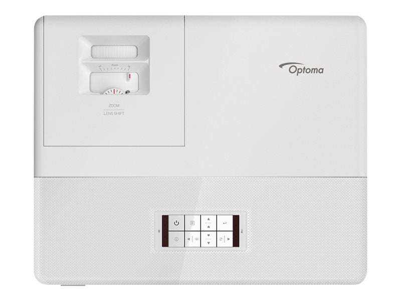 Optoma ZU506Te - DLP projector - laser - 3D - 5500 lumens ANSI - WUXGA (1920 x 1200) - 16:10 - 1080p - LAN - white