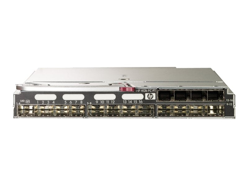 HPE 4Gb Fibre Channel Pass-Thru - Módulo de expansão - 4Gb Fibre Channel (SW) - fibra óptica - 16 portas - para BLc3000 Enclosure, BLc7000 Three-Phase Enclosure, ProLiant c3000 (403626-B21)