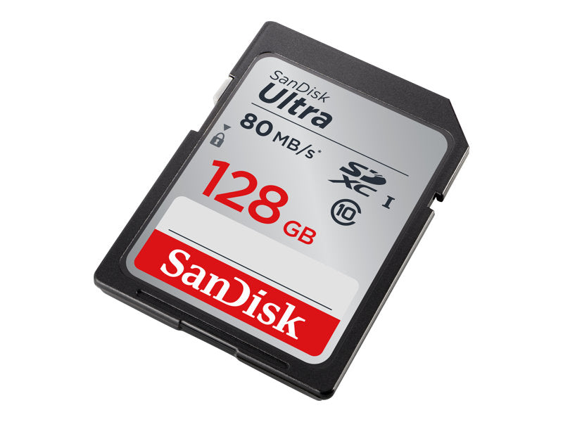 SanDisk Ultra - Flash memory card - 128 GB - Class 10 - SDXC UHS-I