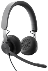 Logitech Zone Wired MSFT Teams - Headphones - In Ear - With Cable - USB-C - Graphite - Certified for Microsoft Teams