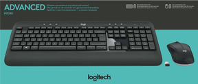 Logitech MK540 Advanced - Combinación de teclado y ratón - Inalámbrico - 2,4 GHz - QWERTY - Reino Unido