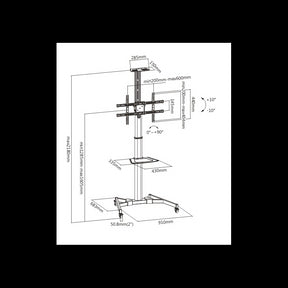 SOPORTE MONITOR SUELO RUEDAS