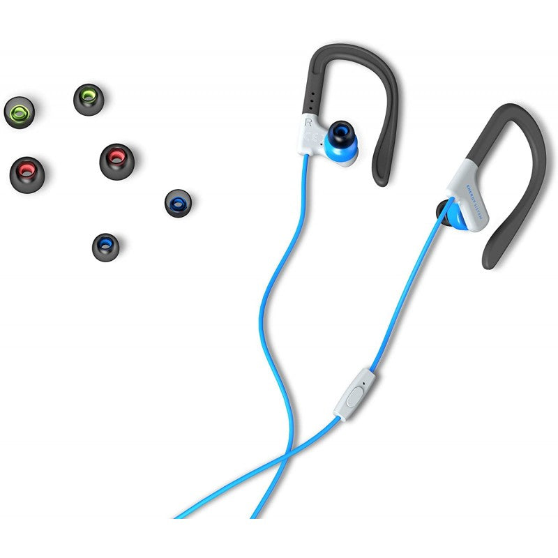 Energy Sport 1 - In-Ear Headphones with Microphone - In-Ear - Over-Ear Mount - With Cable - 3.5mm Jack - Blue