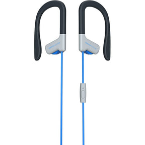 Energy Sport 1 - In-Ear Headphones with Microphone - In-Ear - Over-Ear Mount - With Cable - 3.5mm Jack - Blue