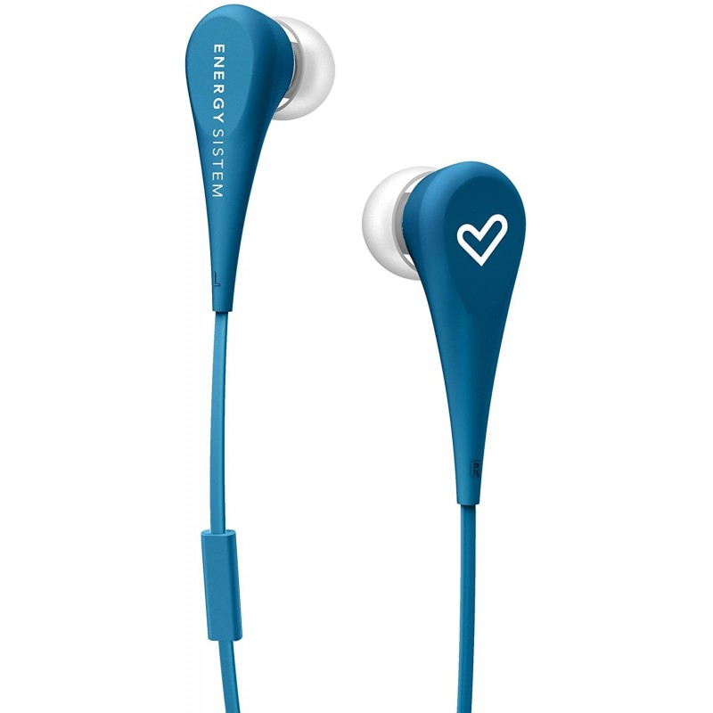 Energy Style 1+ - Auriculares In-Ear con Micrófono - In-Ear - Con Cable - Jack 3.5mm - Azul Marino