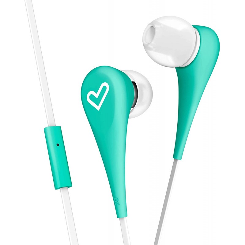 Energy Style 1+ - Auscultadores intra-aurais com microfonoe - intra-auricular - com cabo - macaco de 3,5 mm - menta