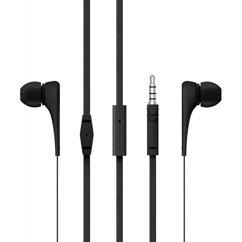 Energy Style 1+ - Auriculares In-Ear con Micrófono - In-Ear - Con Cable - Jack 3.5mm - Negro