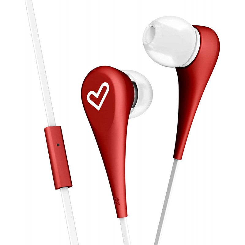 Energy Style 1+ - In-Ear Headphones with Microphone - In-Ear - With Cable - 3.5mm Jack - Red