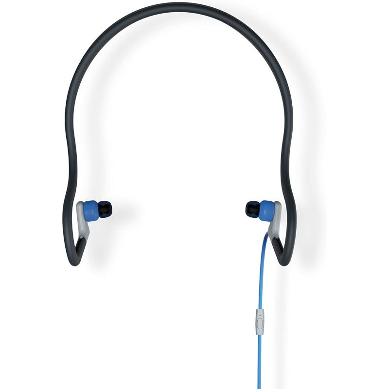 Energy Sport 2 - Auriculares intrauditivos con micrófono - In-Ear - Montaje debajo del cuello - Con cable - Conector de 3,5 mm - Azul