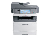 Lexmark X466de - Multifunction printer - B/W - laser - Legal (216 x 356 mm) (original) - Legal (media) - up to 38 ppm (copy) - up to 38 ppm (print) - 300 sheets - 33.6 Kbps - USB 2.0, LAN, USB host