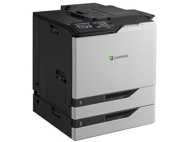 Lexmark CS820dtfe - Impresora - color - Dúplex - láser - A4/Legal - 1200 x 1200 ppp - hasta 57 ppm (mono) / hasta 57 ppm (color) - capacidad: 1200 hojas - USB 2.0, Gigabit LAN, host USB 2.0