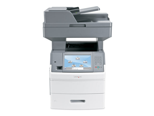 Lexmark X654de - Multifunction printer - B/W - laser - 216 x 356 mm (original) - 216 x 356 mm (media) - up to 53 ppm (copy) - up to 53 ppm (print) - 650 sheets - 33.6 Kbps - USB 2.0, LAN, USB host