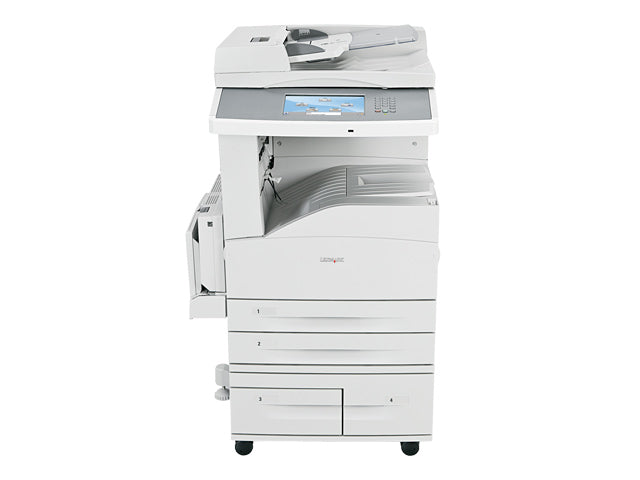 Lexmark X864de 3 - Multifunction printer - B/W - laser - A3/Ledger (297 x 432 mm) (original) - A3/Ledger (media) - up to 55 ppm (copy) - up to 55 ppm (print) - 1100 leaves - USB 2.0, Gigabit LAN, USB host