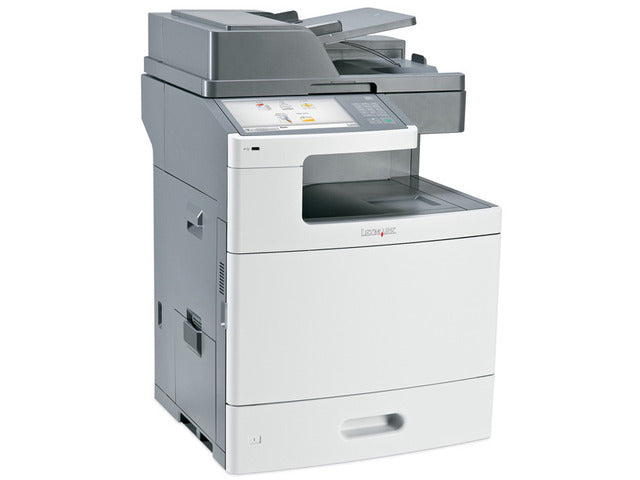 Lexmark X792de - Multifunction printer - color - laser - 216 x 355 mm (original) - Legal (media) - up to 47 ppm (copy) - up to 47 ppm (print) - 650 sheets - 33.6 Kbps - USB 2.0, Gigabit LAN, USB host