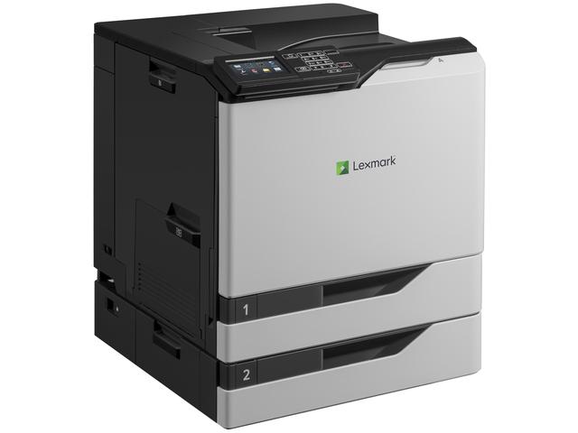 Lexmark CS820dte - Printer - color - Duplex - laser - A4/Legal - 1200 x 1200 dpi - up to 57 ppm (mono) / up to 57 ppm (color) - capacity: 1200 sheets - USB 2.0, Gigabit LAN, USB 2.0 host